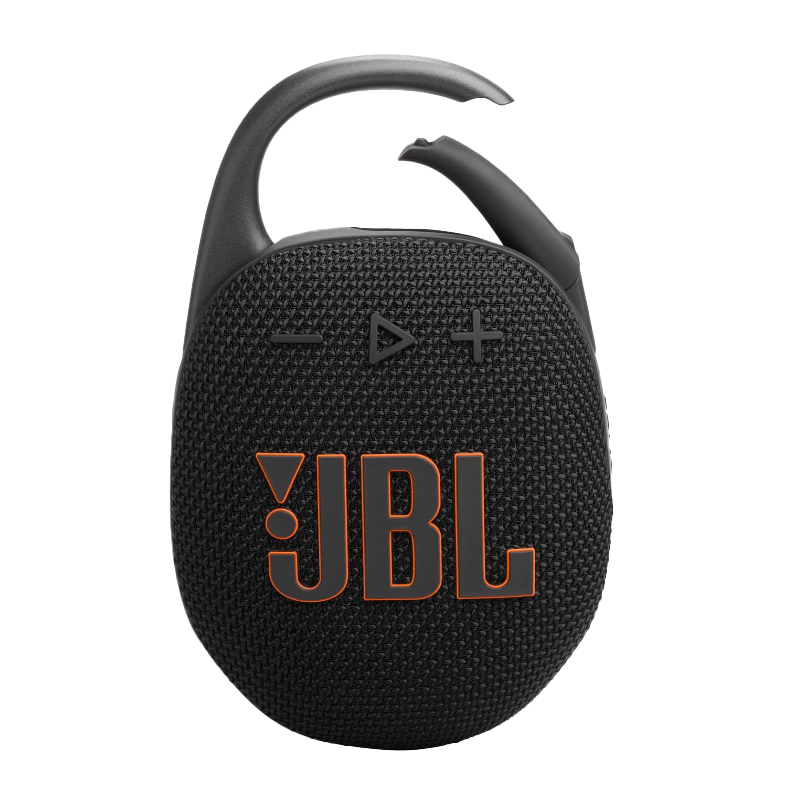 JBL Clip 5 - Ultra-Portable, Waterproof and Dustproof Bluetooth Speaker, Integrated Carabiner, Up to 12 Hours of Play, Made in Part with Recycled Materials (Black)